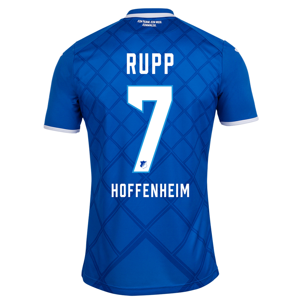 Herren Fußball Lukas Rupp 7 Heimtrikot Blau Trikot 2019/20 Hemd