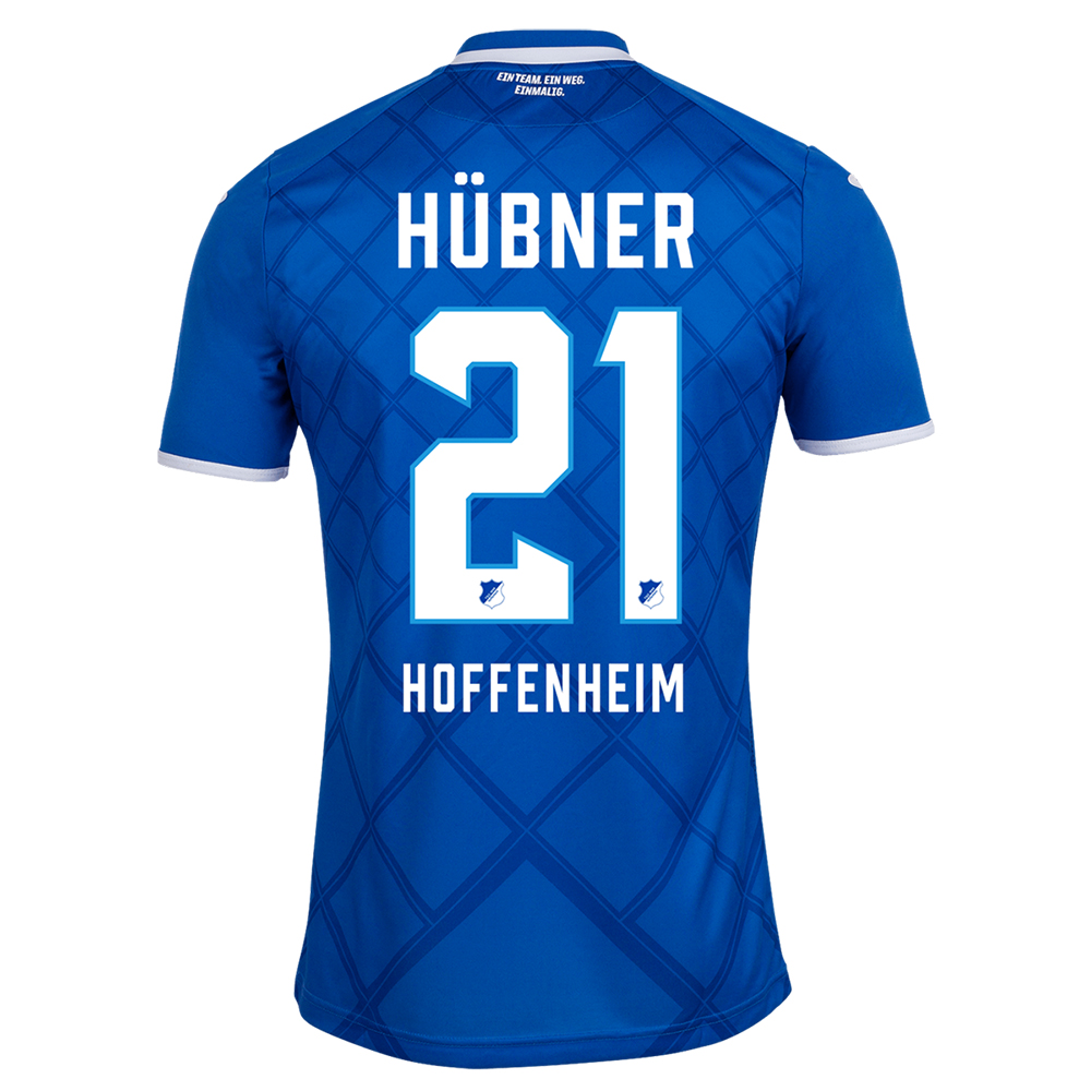 Herren Fußball Benjamin Hubner 21 Heimtrikot Blau Trikot 2019/20 Hemd
