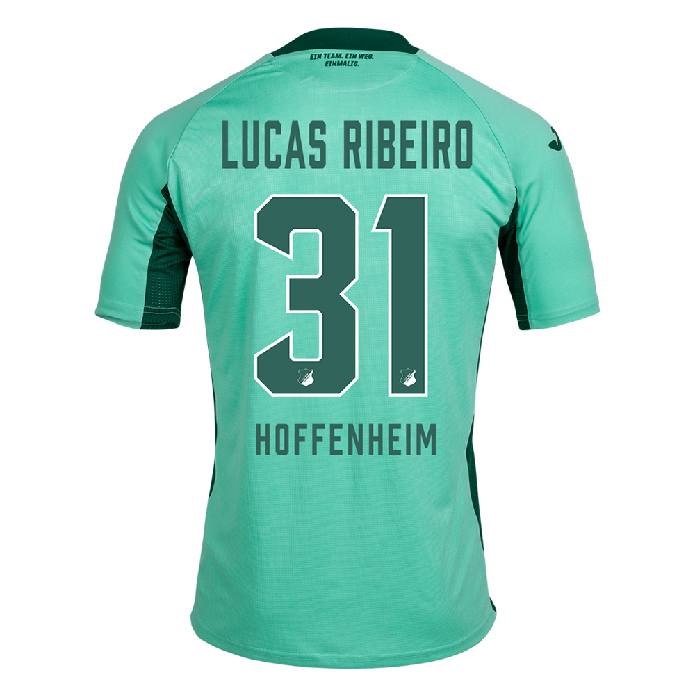 Herren Fußball Lucas Ribeiro 31 Auswärtstrikot Grün Trikot 2019/20 Hemd