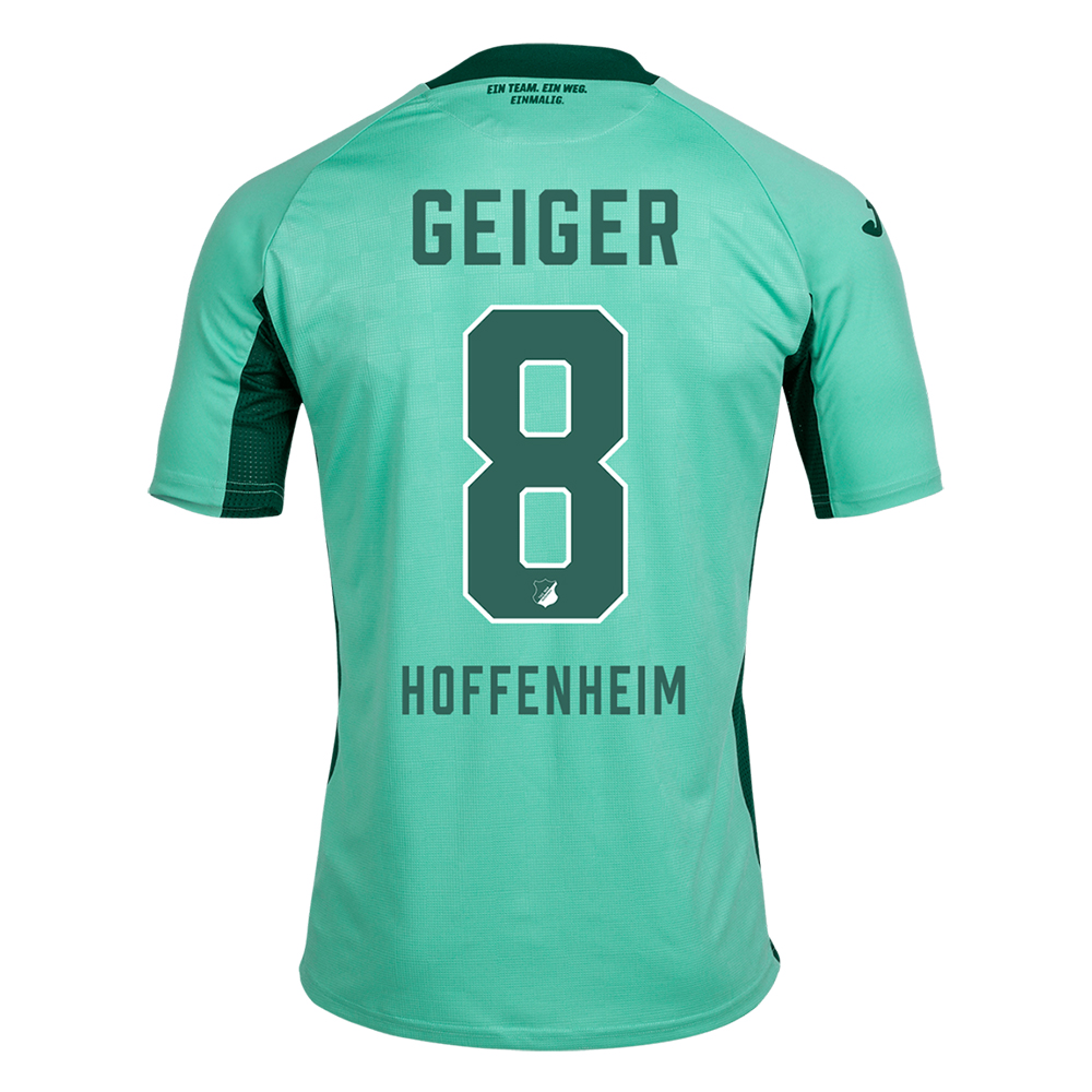 Herren Fußball Dennis Geiger 8 Auswärtstrikot Grün Trikot 2019/20 Hemd