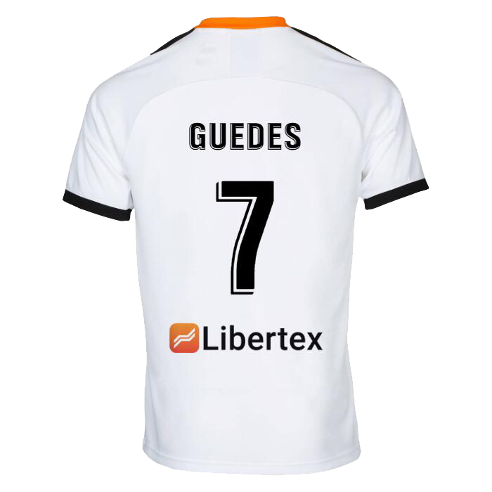 Herren Fußball Goncalo Guedes 7 Heimtrikot Weiß Trikot 2019/20 Hemd