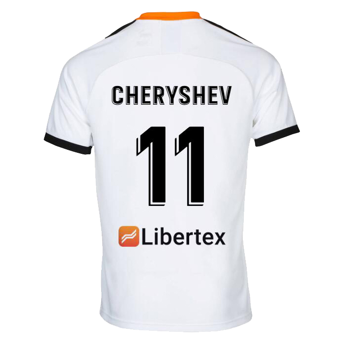 Herren Fußball Denis Cheryshev 11 Heimtrikot Weiß Trikot 2019/20 Hemd
