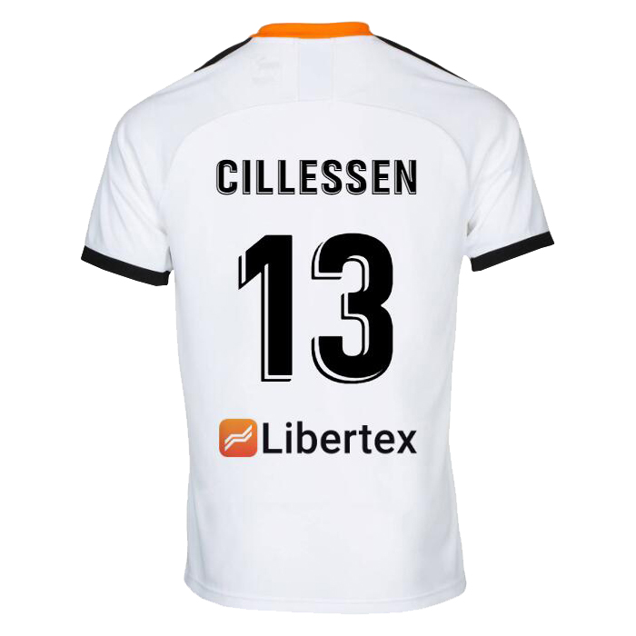 Herren Fußball Jasper Cillessen 13 Heimtrikot Weiß Trikot 2019/20 Hemd