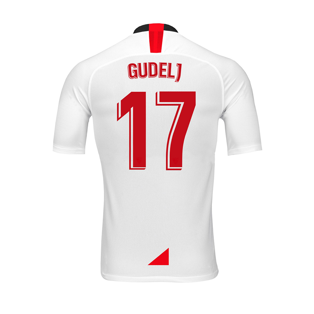 Herren Fußball Nemanja Gudelj 17 Heimtrikot Weiß Trikot 2019/20 Hemd