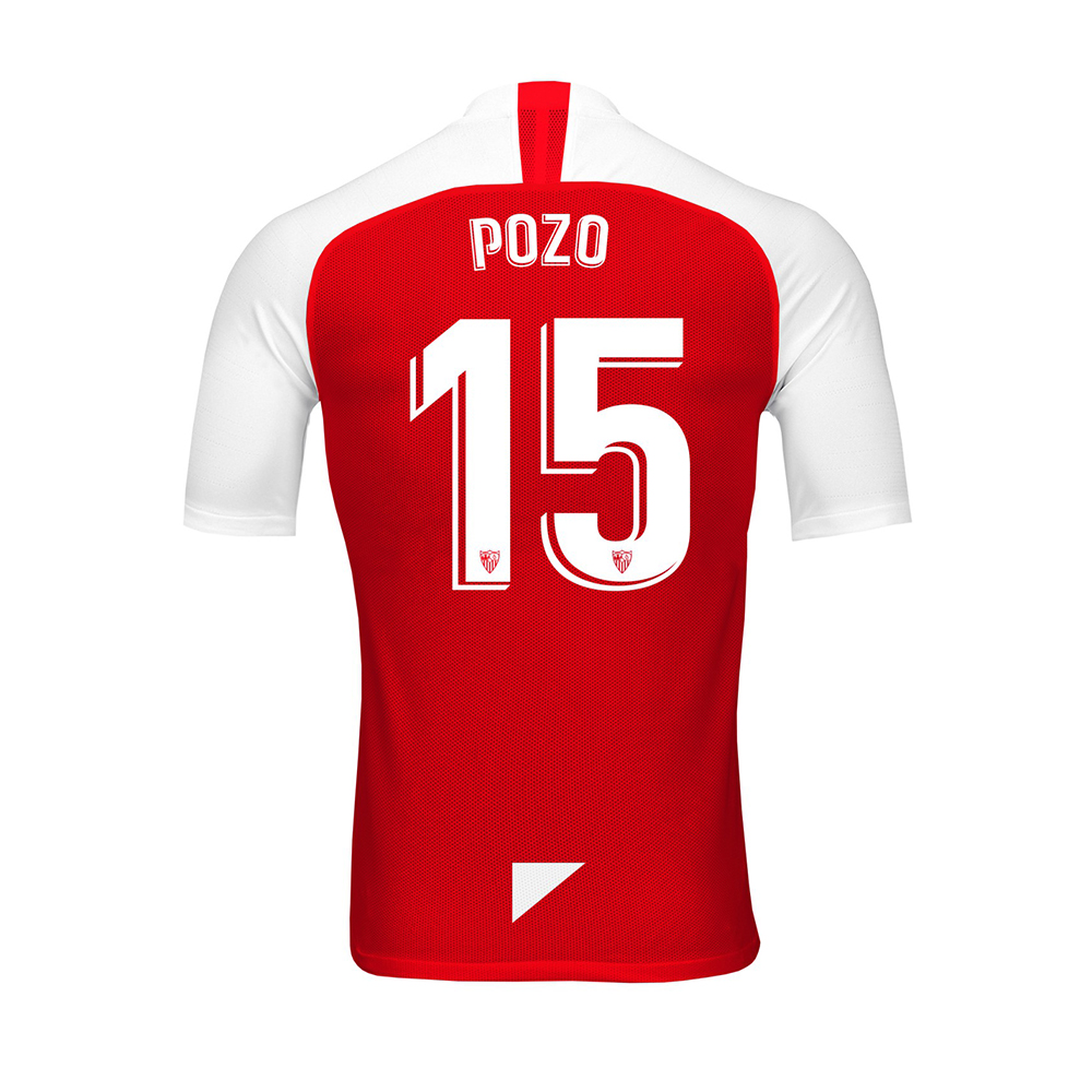 Herren Fußball Alejandro Pozo 15 Auswärtstrikot Rot Trikot 2019/20 Hemd