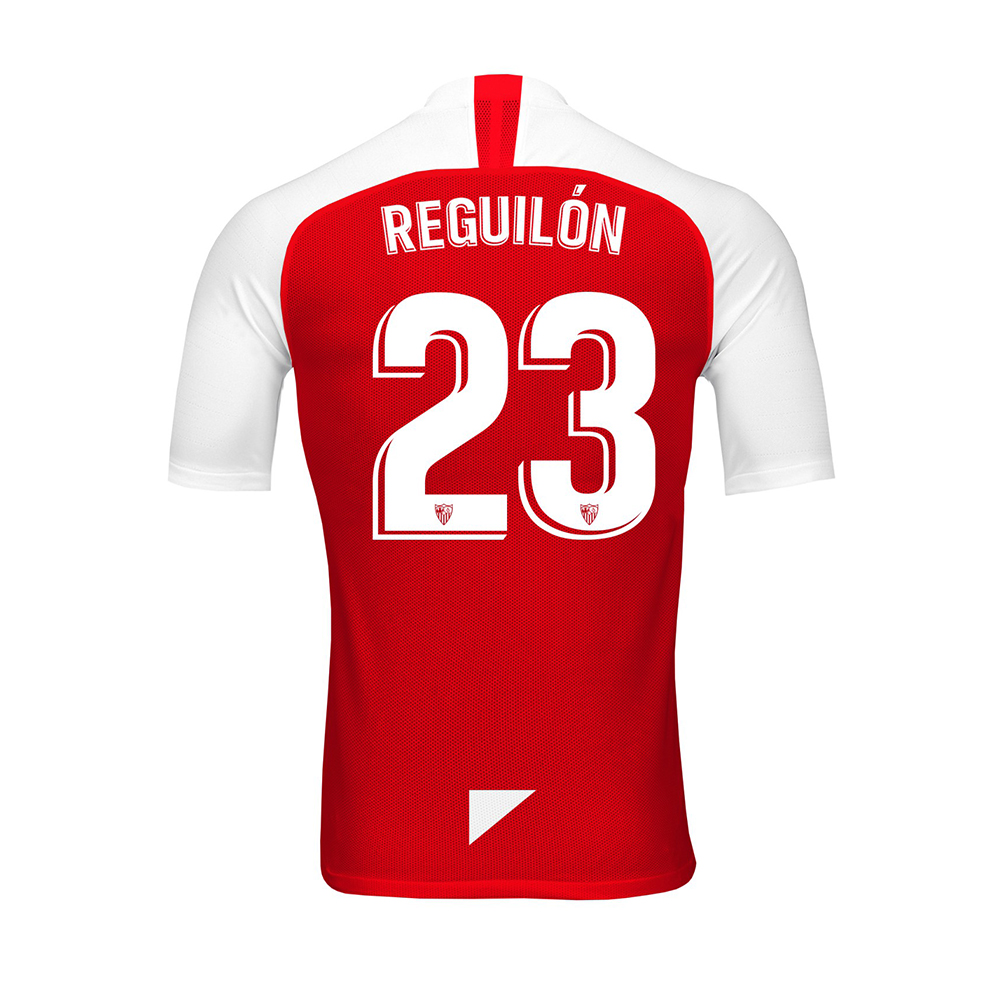 Herren Fußball Sergio Reguilon 23 Auswärtstrikot Rot Trikot 2019/20 Hemd