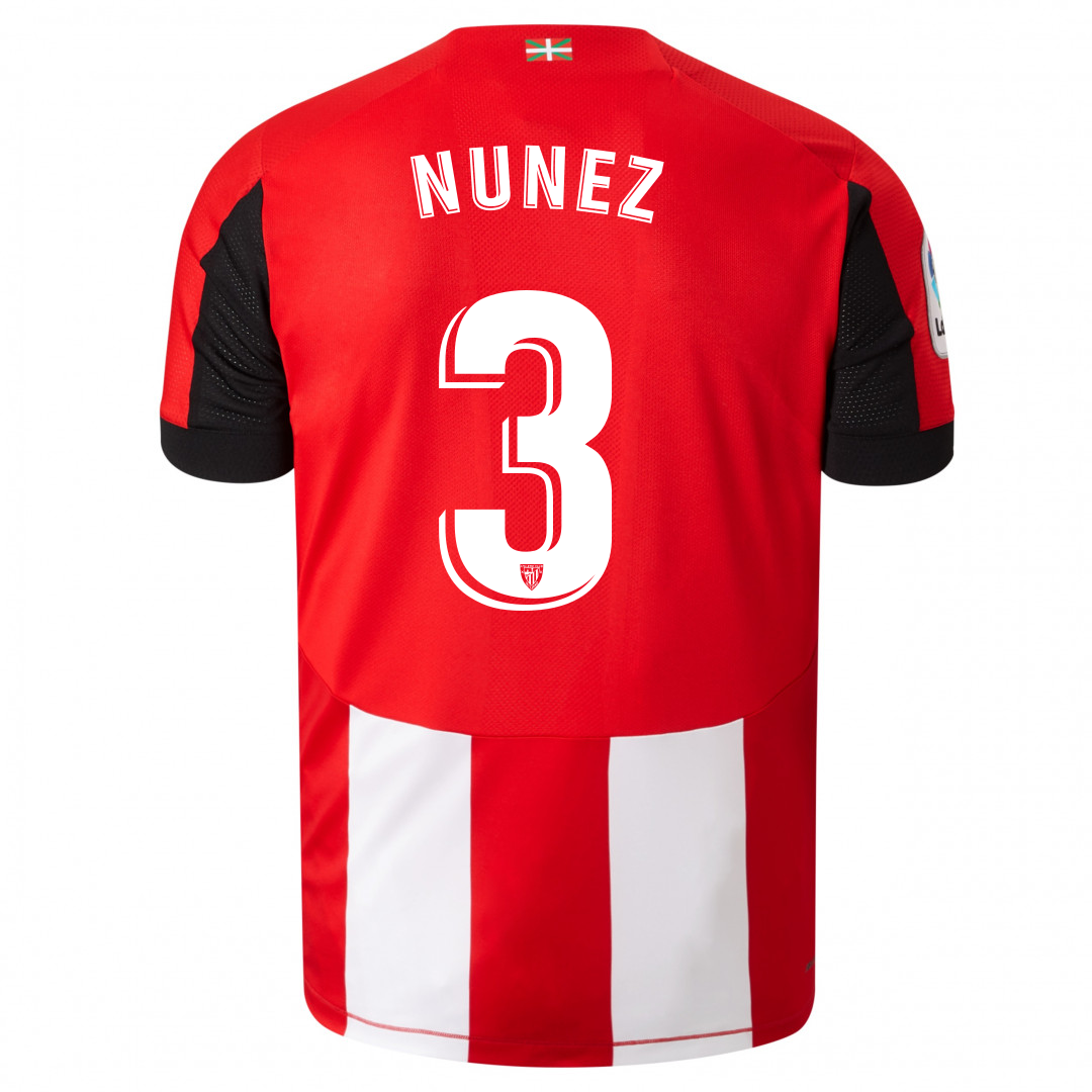 Herren Fußball Unai Nuñez 3 Heimtrikot Rot Trikot 2019/20 Hemd