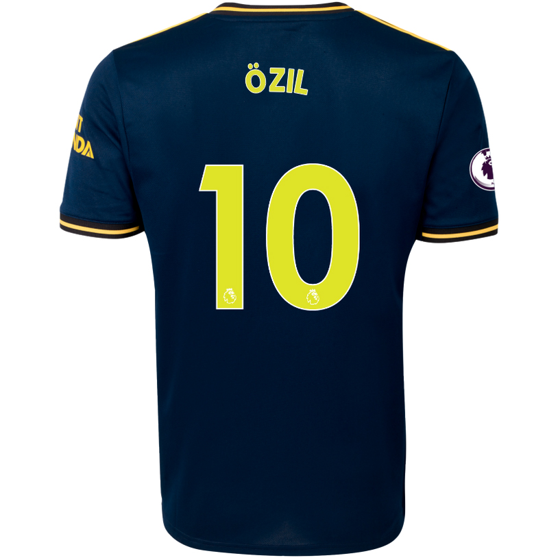 Herren Fußball Mesut Özil 10 Ausweichtrikot Dunkelblau Trikot 2019/20 Hemd