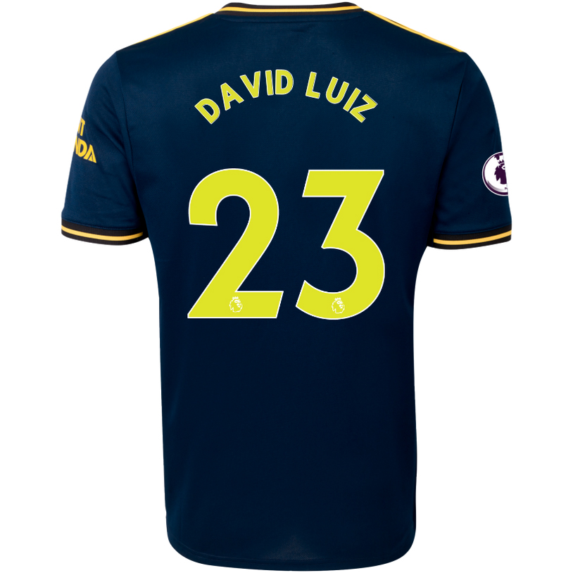 Herren Fußball David Luiz 23 Ausweichtrikot Dunkelblau Trikot 2019/20 Hemd