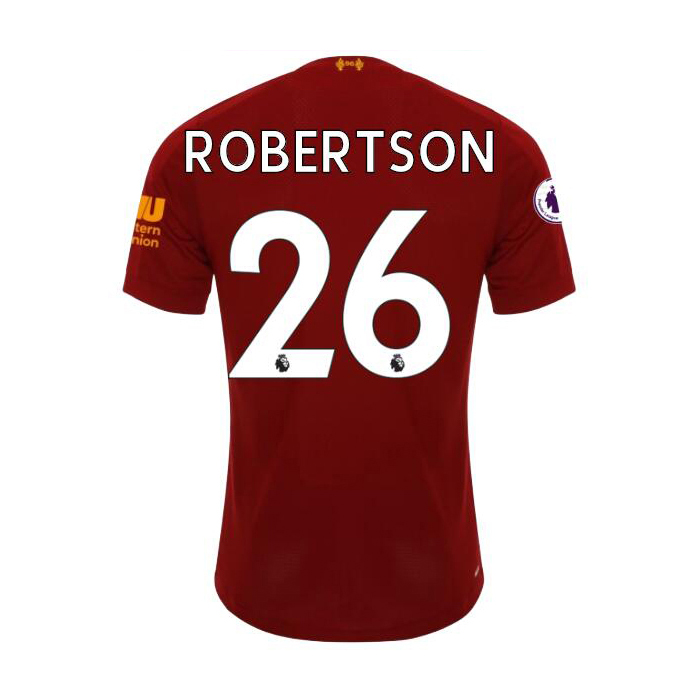 Herren Fußball Andrew Robertson 26 Heimtrikot Rot Trikot 2019/20 Hemd