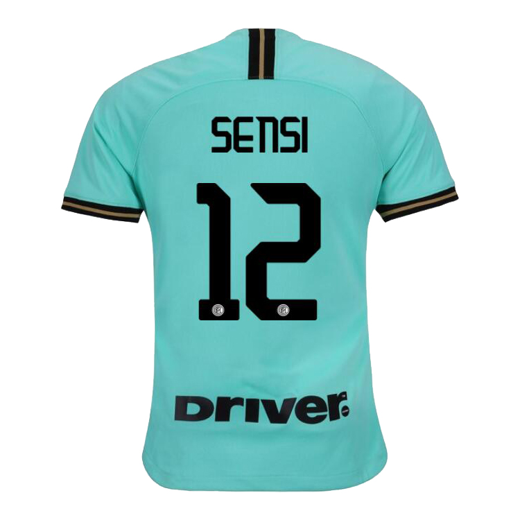 Herren Fußball Stefano Sensi 12 Auswärtstrikot Grün Trikot 2019/20 Hemd