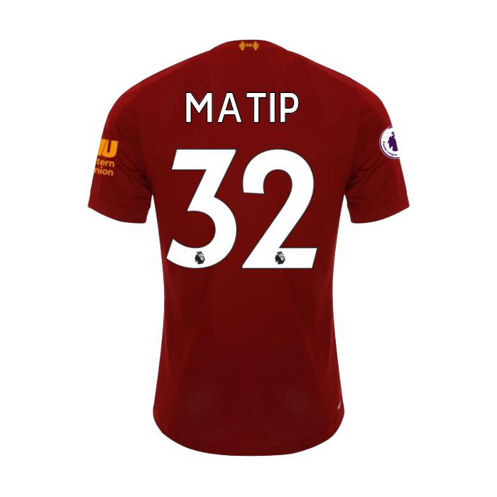 Herren Fußball Joel Matip 32 Heimtrikot Rot Trikot 2019/20 Hemd