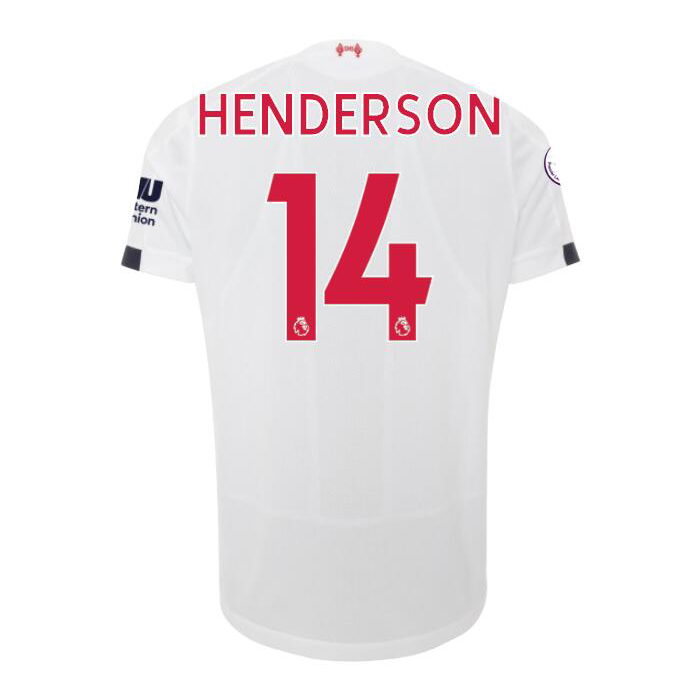 Herren Fußball Henderson 14 Auswärtstrikot Weiß Trikot 2019/20 Hemd