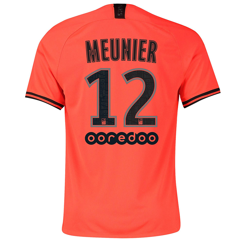 Herren Fußball Thomas Meunier 12 Auswärtstrikot Orange Trikot 2019/20 Hemd