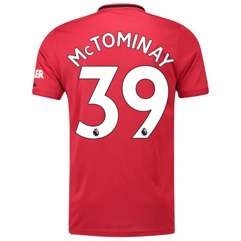 Herren Fußball Scott McTominay 39 Heimtrikot Rot Trikot 2019/20 Hemd