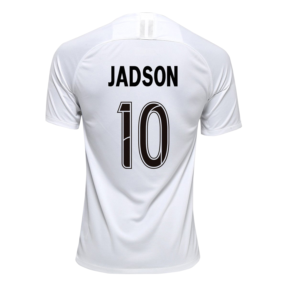 Herren Fußball Jadson 10 Heimtrikot Weiß Trikot 2019/20 Hemd