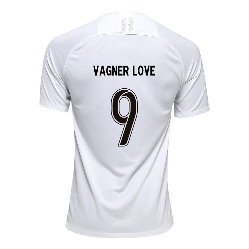 Herren Fußball Vagner Love 9 Heimtrikot Weiß Trikot 2019/20 Hemd