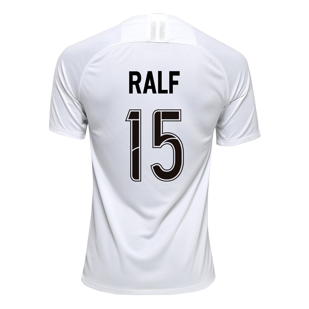 Herren Fußball Ralf 15 Heimtrikot Weiß Trikot 2019/20 Hemd