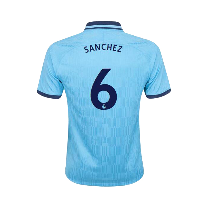 Herren Fußball Davinson Sanchez 6 Ausweichtrikot Blau Trikot 2019/20 Hemd
