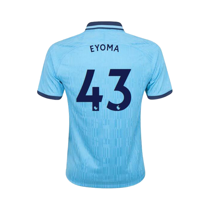 Herren Fußball Timothy Eyoma 43 Ausweichtrikot Blau Trikot 2019/20 Hemd
