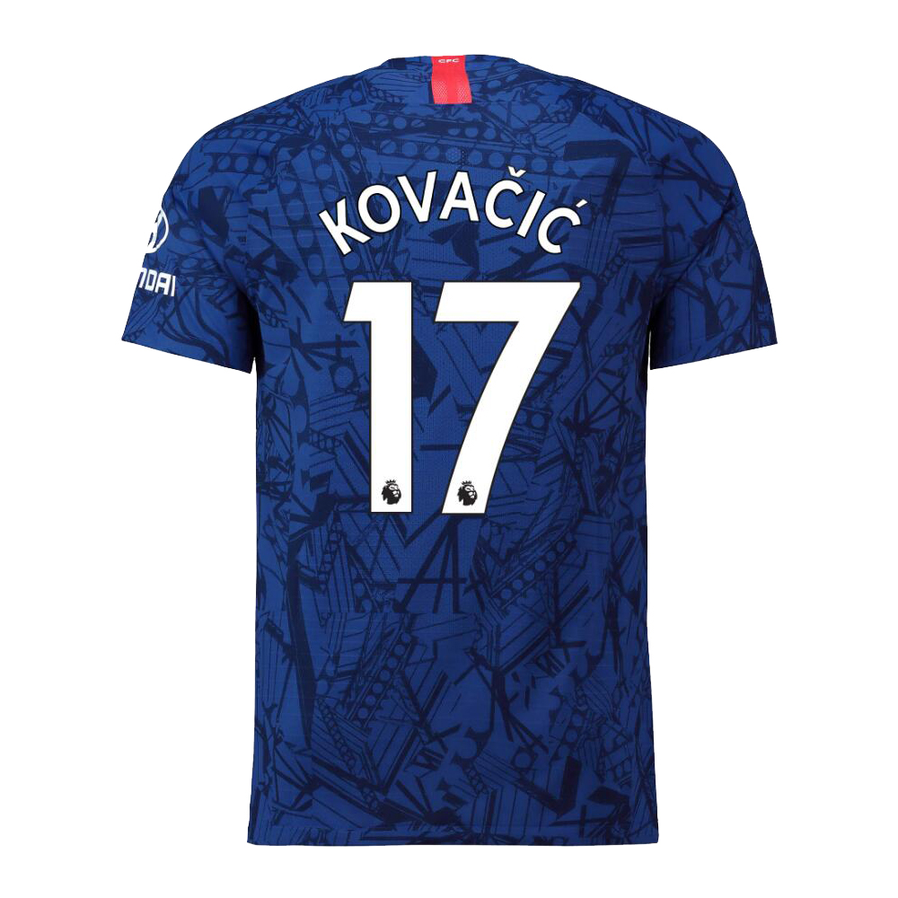 Herren Fußball Mateo Kovacic 17 Heimtrikot Königsblau Trikot 2019/20 Hemd