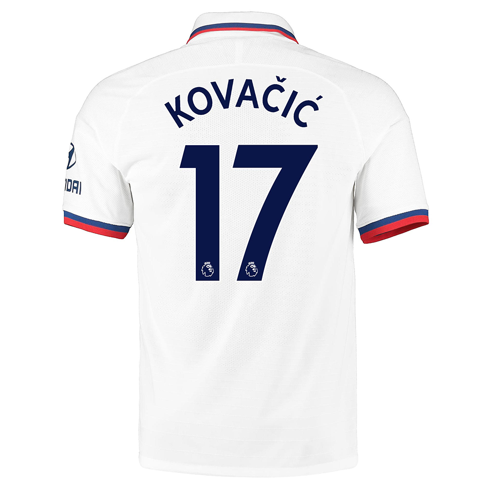 Herren Fußball Mateo Kovacic 17 Auswärtstrikot Weiß Trikot 2019/20 Hemd