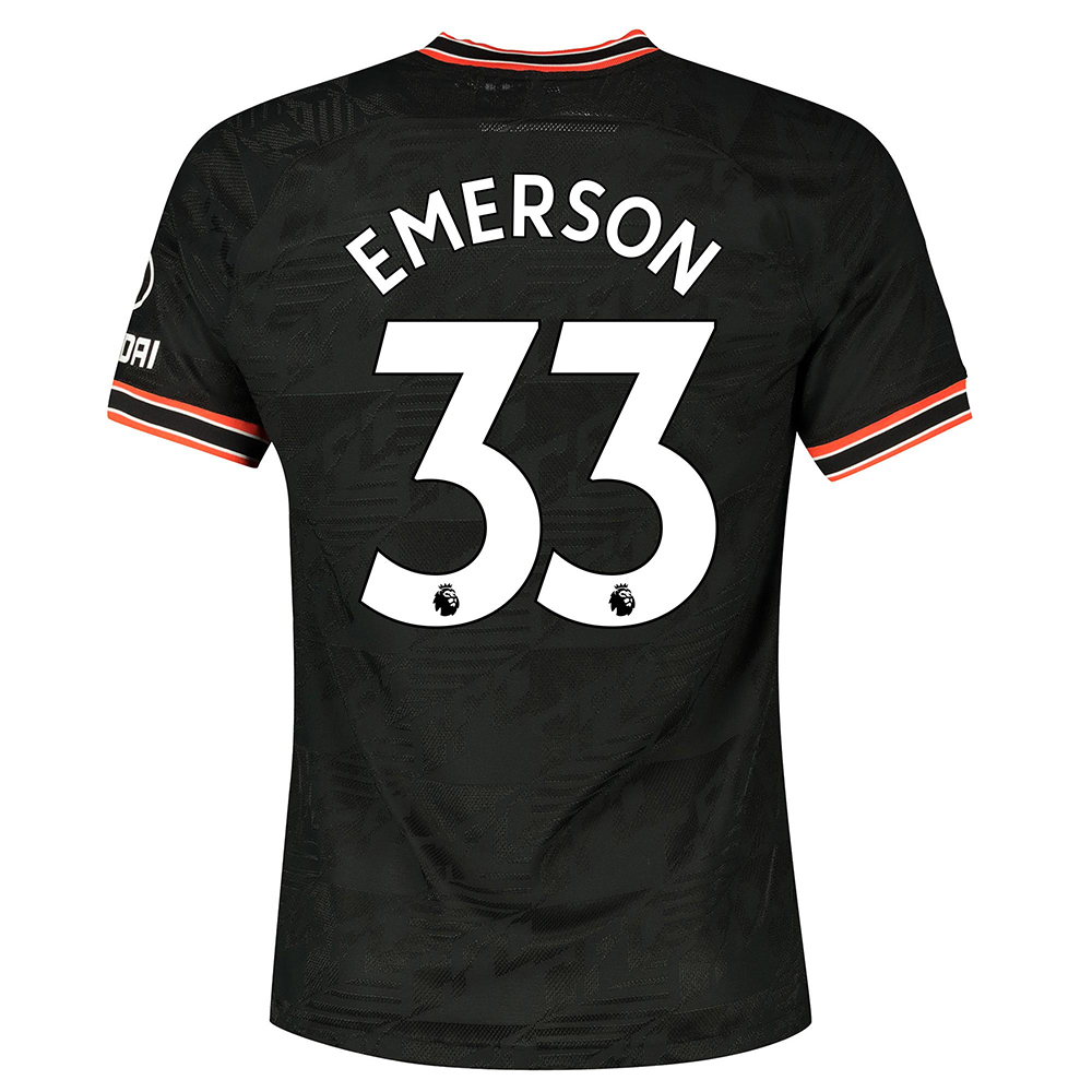 Herren Fußball Emerson Palmieri 33 Ausweichtrikot Schwarz Trikot 2019/20 Hemd