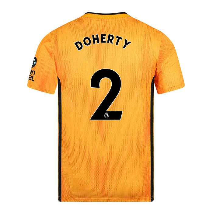 Herren Fußball Matt Doherty 2 Heimtrikot Gelb Trikot 2019/20 Hemd