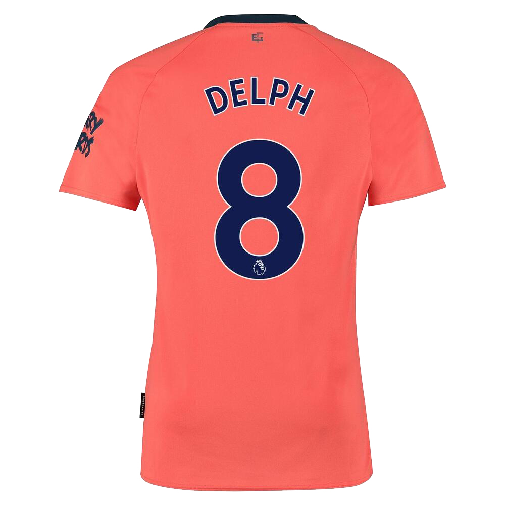Herren Fußball Fabian Delph 8 Auswärtstrikot Orange Trikot 2019/20 Hemd
