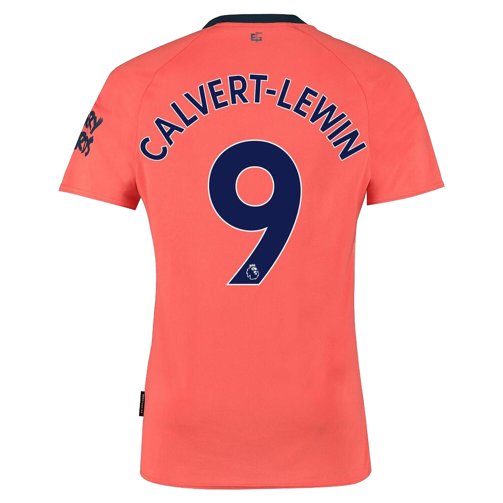 Herren Fußball Dominic Calvert-lewin 9 Auswärtstrikot Orange Trikot 2019/20 Hemd
