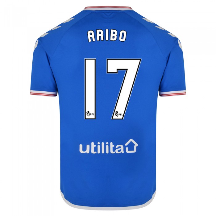 Herren Fußball Joe Aribo 17 Heimtrikot Blau Trikot 2019/20 Hemd