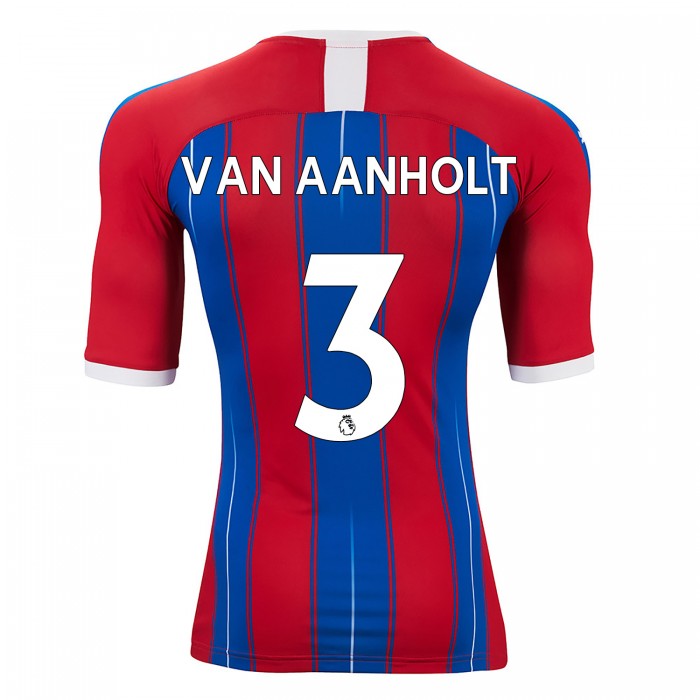 Herren Fußball Patrick Van Aanholt 3 Heimtrikot Rot Blau Trikot 2019/20 Hemd