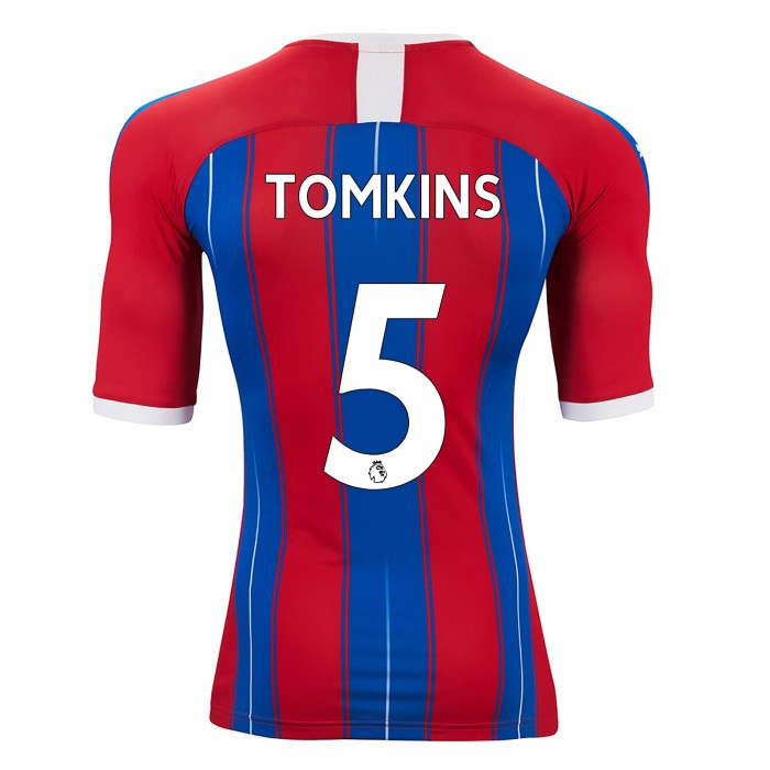 Herren Fußball Tomkins 5 Heimtrikot Rot Blau Trikot 2019/20 Hemd