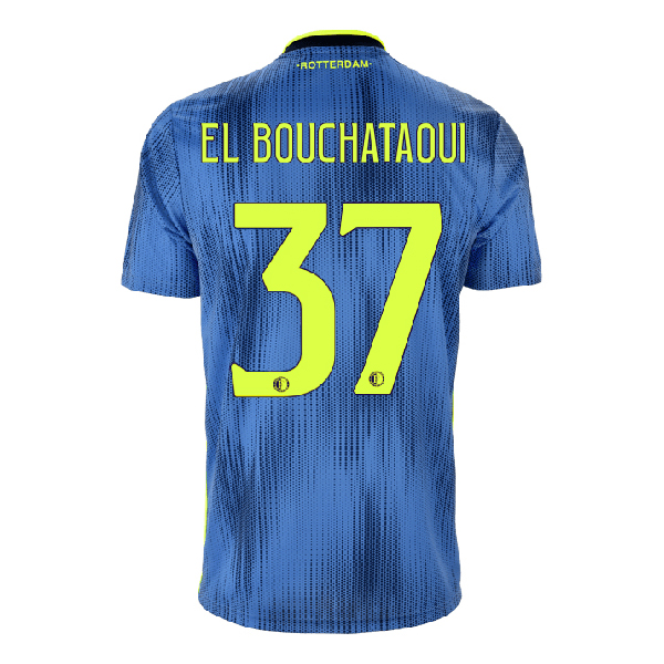 Kinder Fußball Achraf El Bouchataoui 37 Auswärtstrikot Blau Trikot 2019/20 Hemd