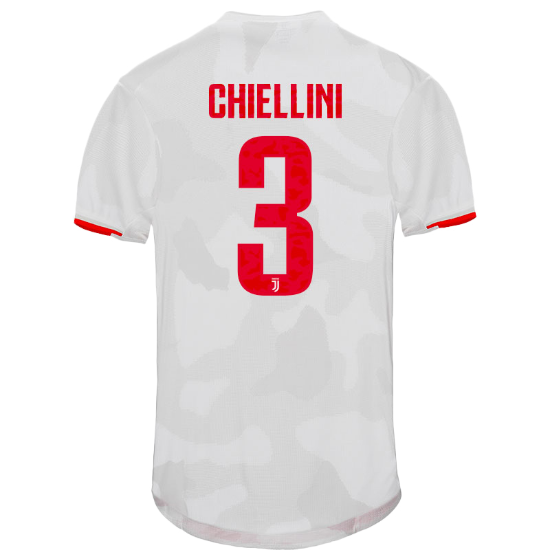 Kinder Fußball Giorgio Chiellini 3 Auswärtstrikot Grau Trikot 2019/20 Hemd