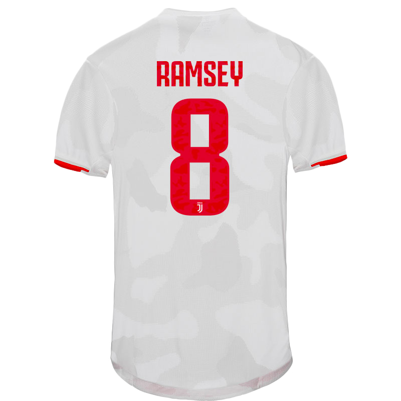 Kinder Fußball Aaron Ramsey 8 Auswärtstrikot Grau Trikot 2019/20 Hemd
