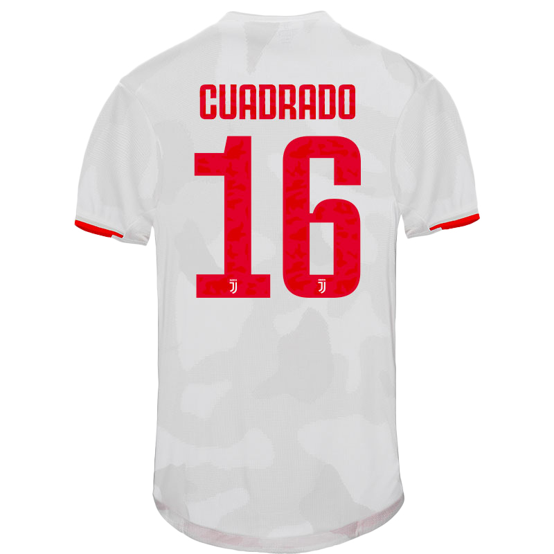 Kinder Fußball Juan Cuadrado 16 Auswärtstrikot Grau Trikot 2019/20 Hemd