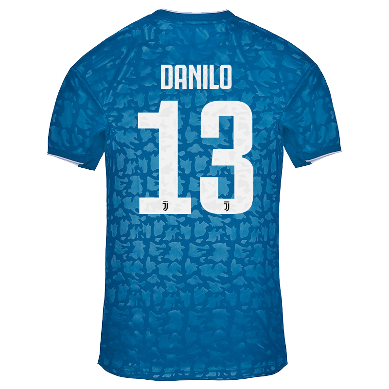 Kinder Fußball Luiz Da Silva Danilo 13 Ausweichtrikot Blau Trikot 2019/20 Hemd