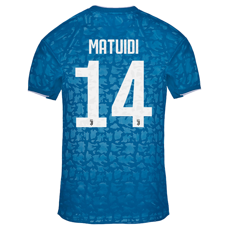 Kinder Fußball Blaise Matuidi 14 Ausweichtrikot Blau Trikot 2019/20 Hemd