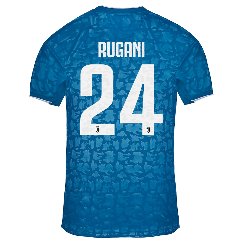Kinder Fußball Daniele Rugani 24 Ausweichtrikot Blau Trikot 2019/20 Hemd