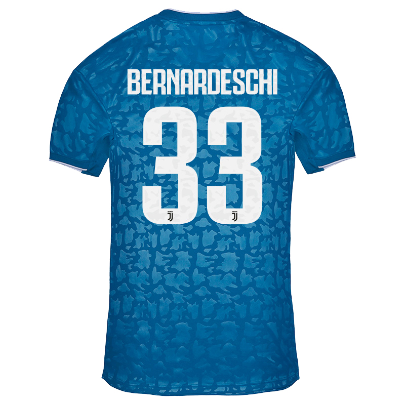 Kinder Fußball Federico Bernardeschi 33 Ausweichtrikot Blau Trikot 2019/20 Hemd