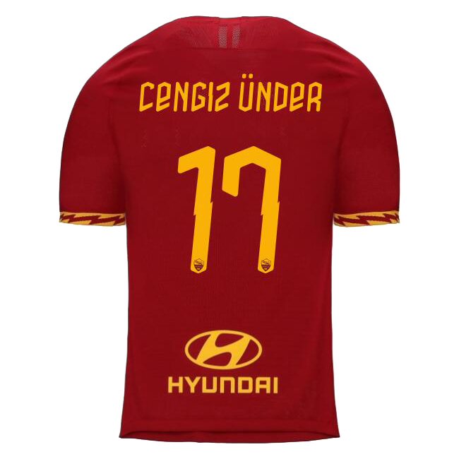 Kinder Fußball Cengiz Under 17 Heimtrikot Rot Trikot 2019/20 Hemd