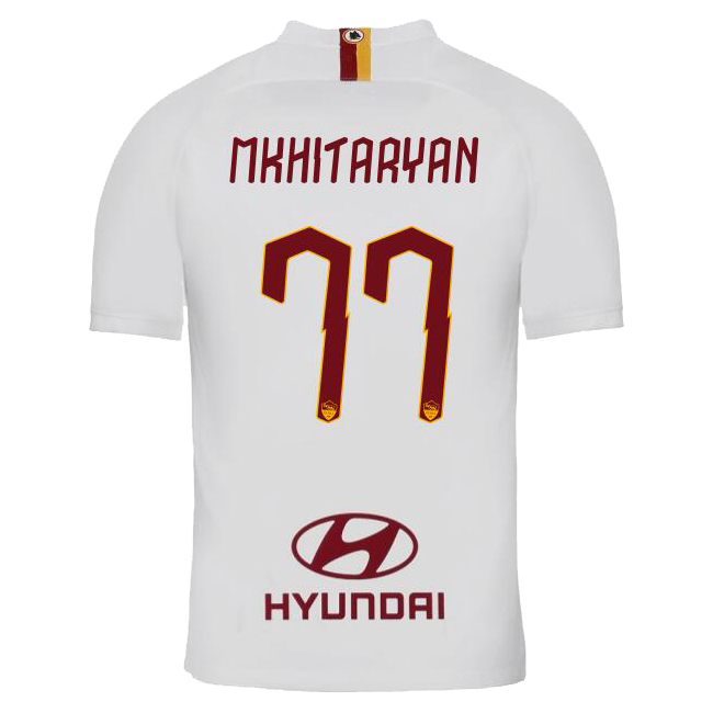 Kinder Fußball Henrikh Mkhitaryan 77 Auswärtstrikot Weiß Trikot 2019/20 Hemd