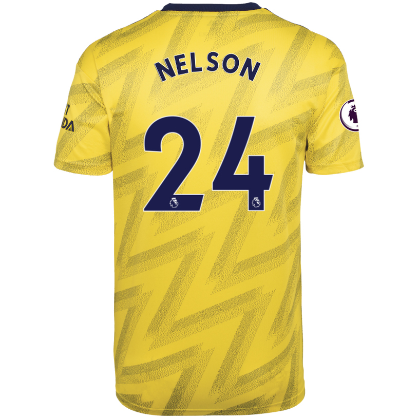 Kinder Fußball Reiss Nelson 24 Auswärtstrikot Gelb Trikot 2019/20 Hemd