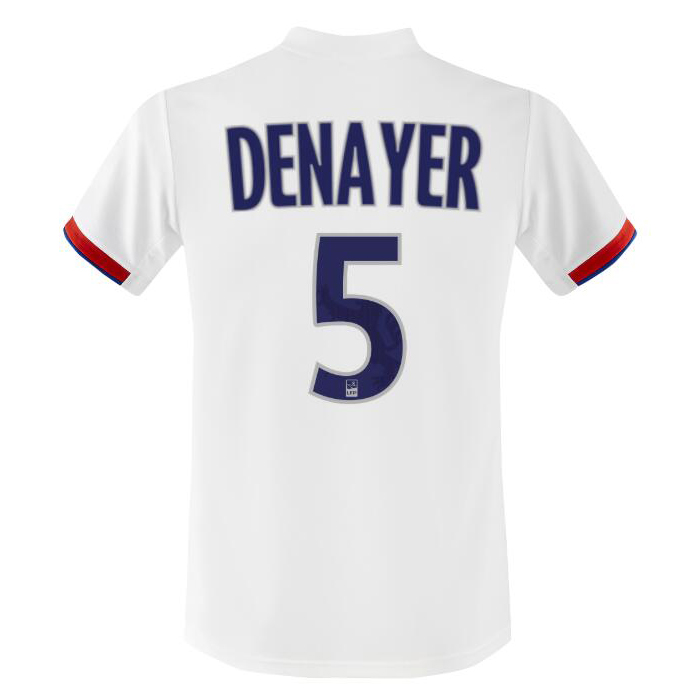 Kinder Fußball Jason Denayer 5 Heimtrikot Weiß Trikot 2019/20 Hemd