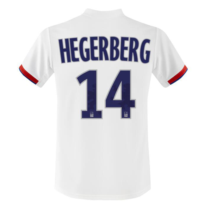 Kinder Fußball Ada Hegerberg 14 Heimtrikot Weiß Trikot 2019/20 Hemd