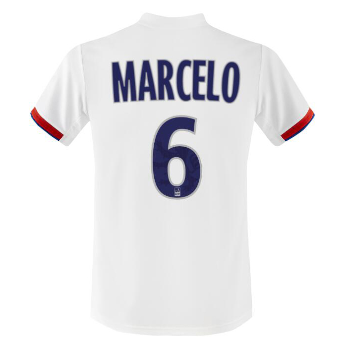 Kinder Fußball Marcelo 6 Heimtrikot Weiß Trikot 2019/20 Hemd