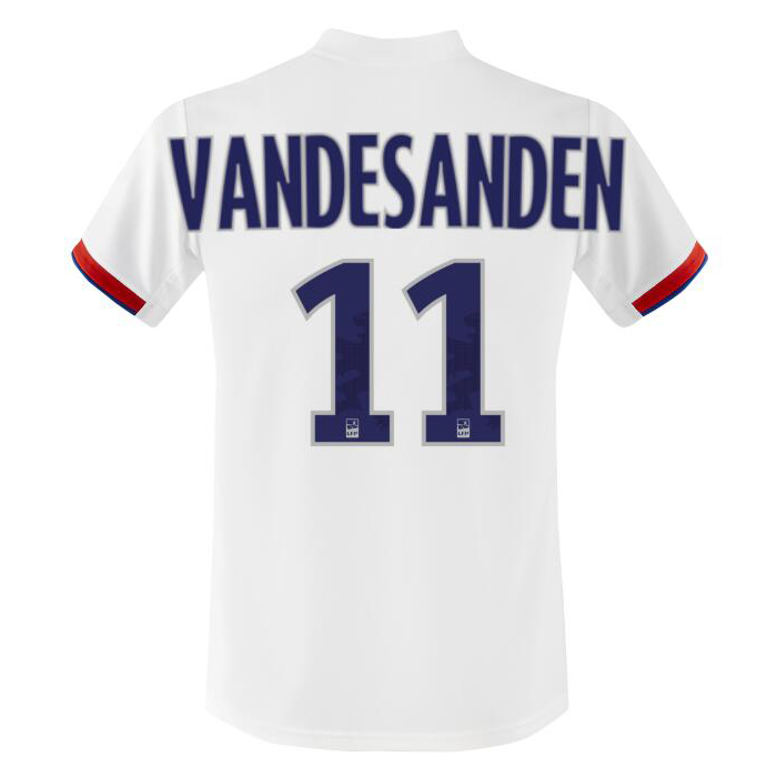 Kinder Fußball Shanice Van De Sanden 11 Heimtrikot Weiß Trikot 2019/20 Hemd