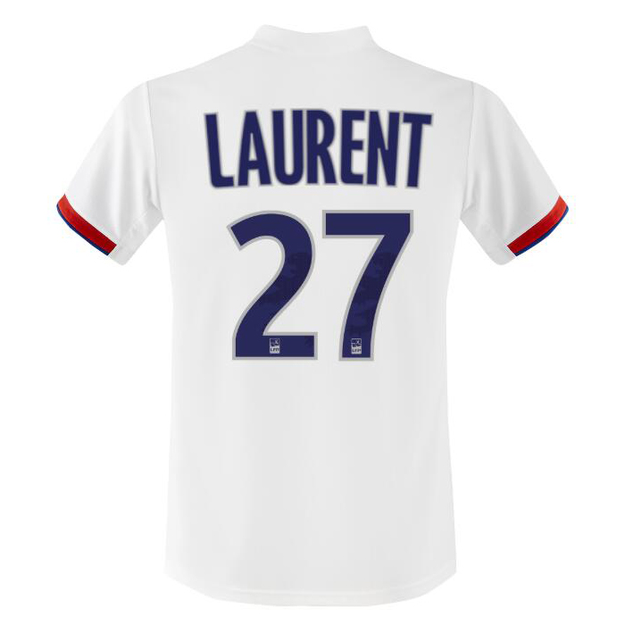 Kinder Fußball Laurent 27 Heimtrikot Weiß Trikot 2019/20 Hemd