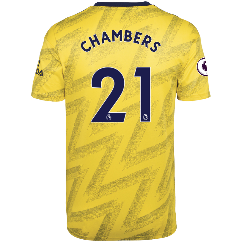 Kinder Fußball Calum Chambers 21 Auswärtstrikot Gelb Trikot 2019/20 Hemd